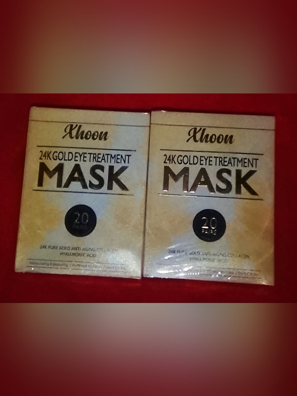 24K Gold Eye Treatment Mask –Set Of 2